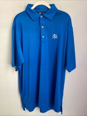 Footjoy Men's Bright Blue Performance Polo Size XL